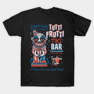 Tutti Frutti Tiki Bar - Creepy Cute Clown - Hawaii Surf Vacation T-Shirt